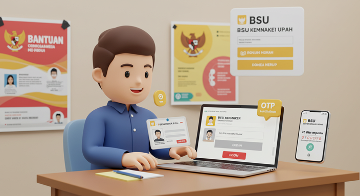 BSU Kemnaker Go ID Login - Pict 1